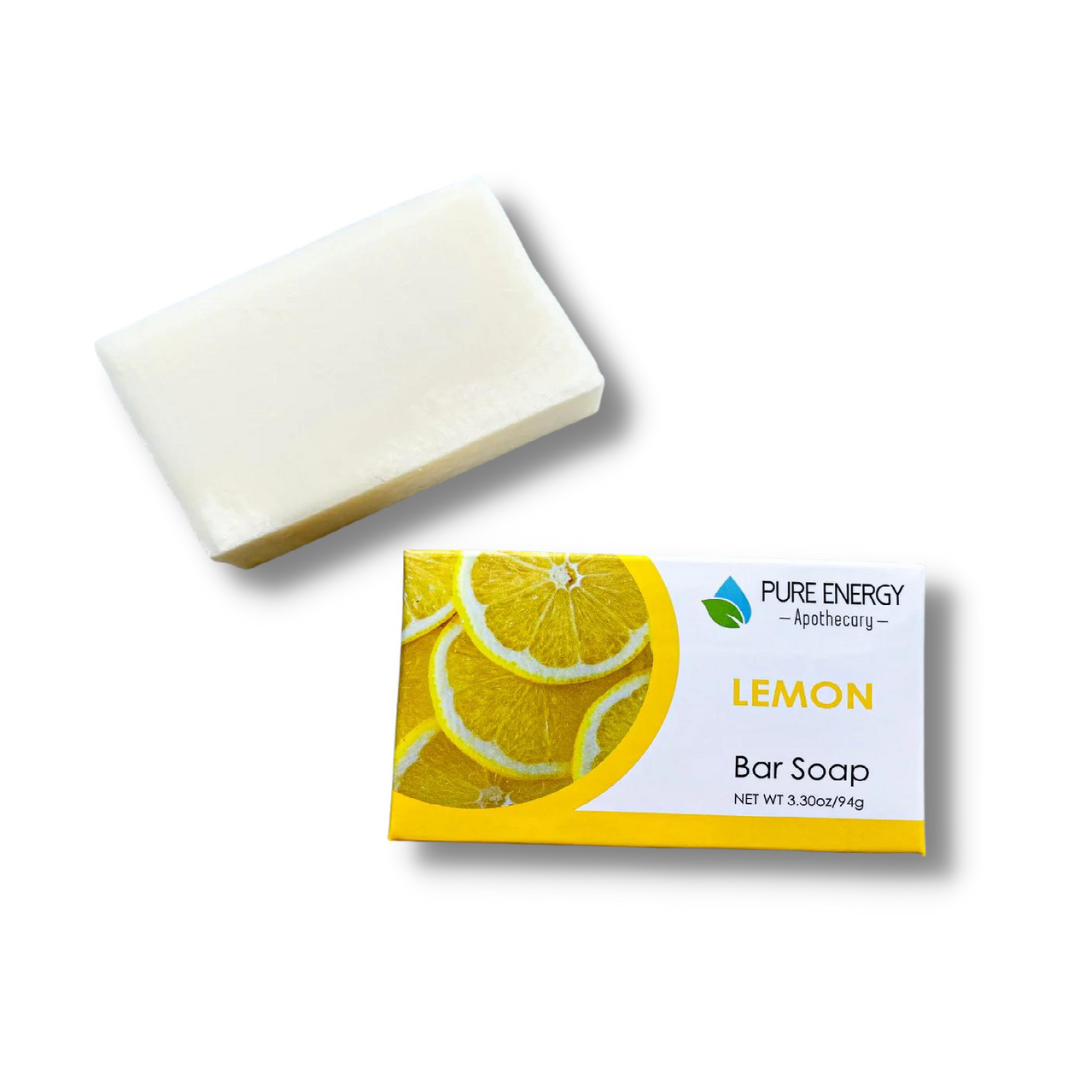Pure Lemon Soap Cold Pressed Plant Based Energizing - Rosetta Creative Boutique